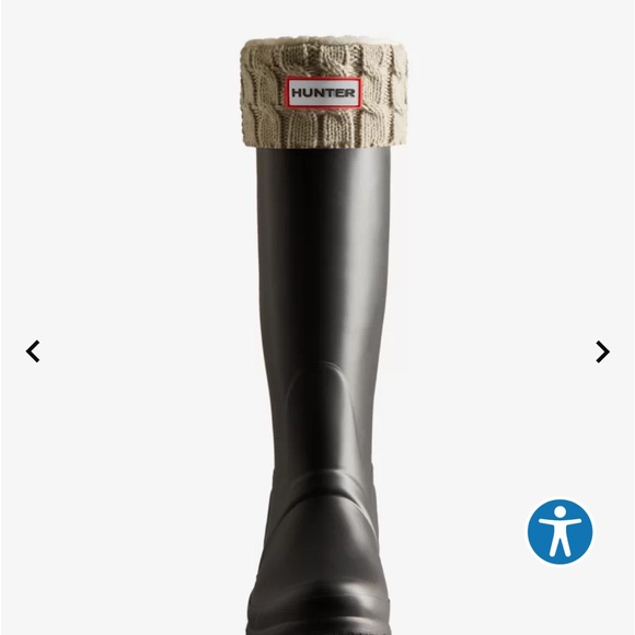 Hunter cable cuff tall boot socks - Picture 2 of 3
